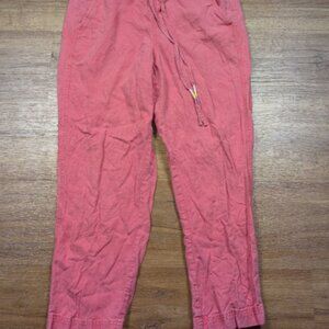 J.Crew Linen Waist Seaside pants size L style AN013